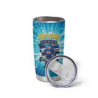 Blue Shark Cape Verde Football Tumbler Cup First World Cup 2026 - Wonder Print Shop