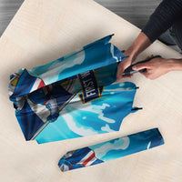 Blue Shark Cape Verde Football Umbrella First World Cup 2026 - Wonder Print Shop