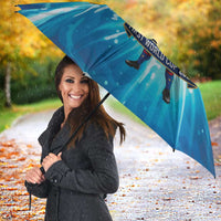 Blue Shark Cape Verde Football Umbrella First World Cup 2026 - Wonder Print Shop