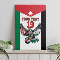Custom World Football 2026 Jordan Canvas Wall Art Eagle Rising Road To Champion - Wonder Print Shop