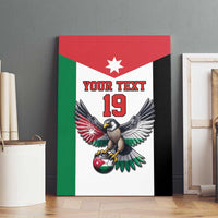 Custom World Football 2026 Jordan Canvas Wall Art Eagle Rising Road To Champion - Wonder Print Shop