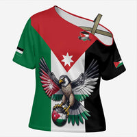 Custom World Football 2026 Jordan Cross Shoulder Shirt Eagle Rising Road To Champion - Wonder Print Shop