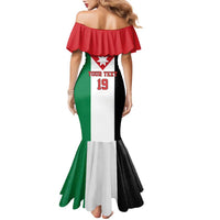 Custom World Football 2026 Jordan Family Matching Mermaid Dress and Hawaiian Shirt Eagle Rising Road To Champion - Wonder Print Shop