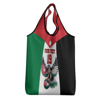 Custom World Football 2026 Jordan Grocery Bag Eagle Rising Road To Champion - Wonder Print Shop