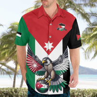 Custom World Football 2026 Jordan Hawaiian Shirt Eagle Rising Road To Champion - Wonder Print Shop