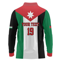 Custom World Football 2026 Jordan Long Sleeve Polo Shirt Eagle Rising Road To Champion - Wonder Print Shop