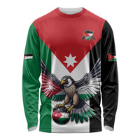 Custom World Football 2026 Jordan Long Sleeve Shirt Eagle Rising Road To Champion - Wonder Print Shop