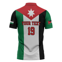 Custom World Football 2026 Jordan Zipper Polo Shirt Eagle Rising Road To Champion - Wonder Print Shop