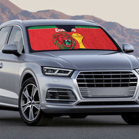 Morocco Champions Football Auto Sun Shade Atlas Lions Rise