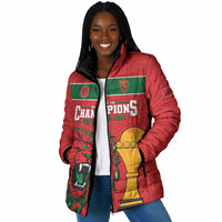 Morocco Champions Football Custom Padded Jacket Atlas Lions Rise