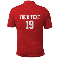 Morocco Champions Football Custom Polo Shirt Atlas Lions Rise