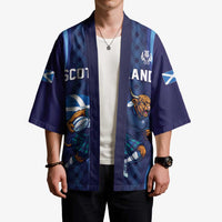 Custom Rugby Scotland Kimono Highland Cow Mascot Go Scottish