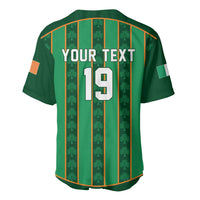 Custom Rugby Ireland Baseball Jersey Irish Lucky Shamrock