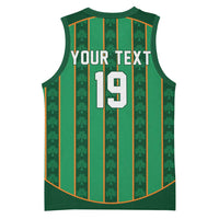 Custom Rugby Ireland Basketball Jersey Irish Lucky Shamrock