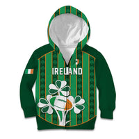 Custom Rugby Ireland Kid Hoodie Irish Lucky Shamrock