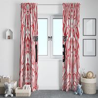 Custom German European Football Champions Window Curtain Abstract Lightning Rot Weiss