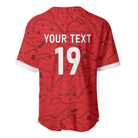 Custom World Football 2026 Austria Baseball Jersey Fussball WM Gemma Burschen Red Glory