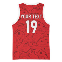 Custom World Football 2026 Austria Basketball Jersey Fussball WM Gemma Burschen Red Glory