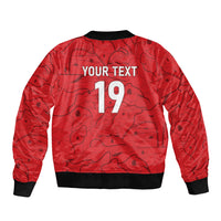 Custom World Football 2026 Austria Bomber Jacket Fussball WM Gemma Burschen Red Glory