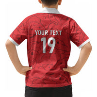 Custom World Football 2026 Austria Hawaiian Shirt Fussball WM Gemma Burschen Red Glory