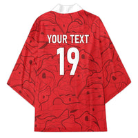 Custom World Football 2026 Austria Kimono Fussball WM Gemma Burschen Red Glory