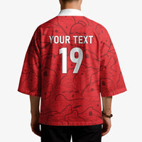 Custom World Football 2026 Austria Kimono Fussball WM Gemma Burschen Red Glory