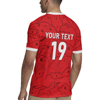 Custom World Football 2026 Austria Rugby Jersey Fussball WM Gemma Burschen Red Glory