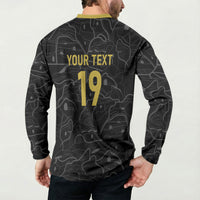 Custom World Football 2026 Austria Button Sweatshirt Fussball WM Gemma Burschen Black Glory