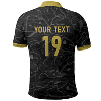 Custom World Football 2026 Austria Polo Shirt Fussball WM Gemma Burschen Black Glory
