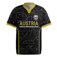 Custom World Football 2026 Austria Rugby Jersey Fussball WM Gemma Burschen Black Glory