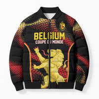 Custom World Football 2026 Belgium Bomber Puffer Jacket Tous Ensemble Coupe du Monde Glory