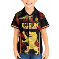 Custom World Football 2026 Belgium Hawaiian Shirt Tous Ensemble Coupe du Monde Glory