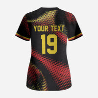 Custom World Football 2026 Belgium Scrub Top Tous Ensemble Coupe du Monde Glory