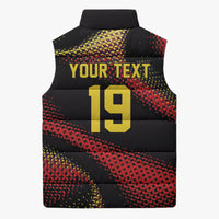 Custom World Football 2026 Belgium Sleeveless Puffer Jacket Tous Ensemble Coupe du Monde Glory