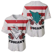 Italy Tuscany Baseball Jersey Pegasus With Map Style LT19