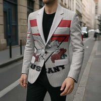 Italy Tuscany Blazer Pegasus With Map Style - Wonder Print Shop