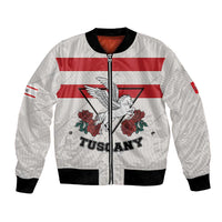 Italy Tuscany Bomber Jacket Pegasus With Map Style LT19