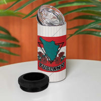 Italy Tuscany 4 in 1 Can Cooler Tumbler Pegasus With Map Style - Wonder Print Shop