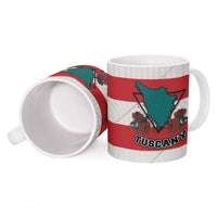 Italy Tuscany Ceramic Mug Pegasus With Map Style - Wonder Print Shop