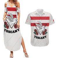 Italy Tuscany Couples Matching Summer Maxi Dress and Hawaiian Shirt Pegasus With Map Style LT19