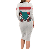 Italy Tuscany Family Matching Long Sleeve Bodycon Dress and Hawaiian Shirt Pegasus With Map Style LT19