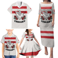 Italy Tuscany Family Matching Puletasi and Hawaiian Shirt Pegasus With Map Style LT19