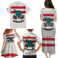 Italy Tuscany Family Matching Puletasi and Hawaiian Shirt Pegasus With Map Style LT19