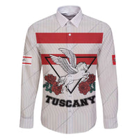 Italy Tuscany Family Matching Short Sleeve Bodycon Dress and Hawaiian Shirt Pegasus With Map Style LT19