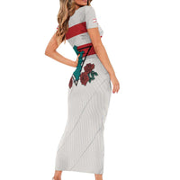 Italy Tuscany Family Matching Short Sleeve Bodycon Dress and Hawaiian Shirt Pegasus With Map Style LT19