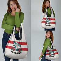 Italy Tuscany Grocery Bag Pegasus With Map Style - Wonder Print Shop