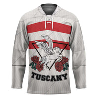 Italy Tuscany Hockey Jersey Pegasus With Map Style - Wonder Print Shop