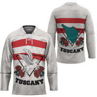 Italy Tuscany Hockey Jersey Pegasus With Map Style - Wonder Print Shop