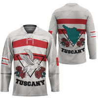 Italy Tuscany Hockey Jersey Pegasus With Map Style - Wonder Print Shop