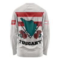 Italy Tuscany Long Sleeve Shirt Pegasus With Map Style LT19